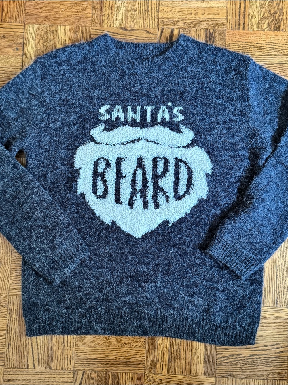 Zara Boys "Santa's Beard" Holiday Sweater
